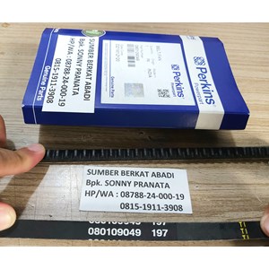 perkins v belt 080109049 fan belt 080109049 - genuine-3