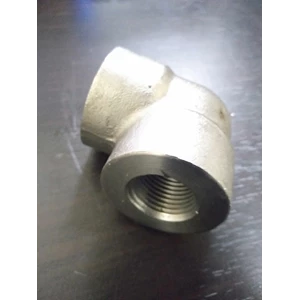 pipa elbow class 3000 besi diameter 1/2 / knee carbon steel drat npt