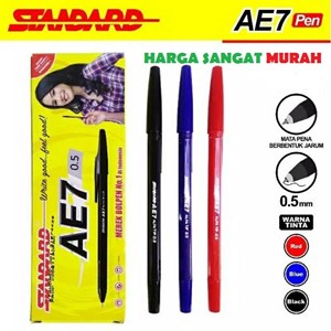 pulpen standard ae7 ballpoint murah