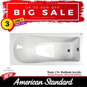 bathtub spa american standard tonic 170cm acrylic