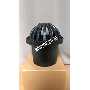 roof drain cast iron ( type rd-b mini) saringan deck ukuran 4 inch-3