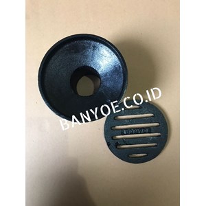 roof drain cast iron ( type rd-b mini) tutup datar ukuran 2.5 inch-3