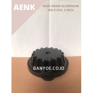 roof drain aluminium /saringan air talang aluminium (rd-c) dia. 2 inch