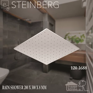 steinberg 120 1688 rain shower 200 x 300 x 8 mm chrome