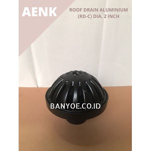 roof drain aluminium /talang air aluminium (rd-c) dia. 2 inch-3