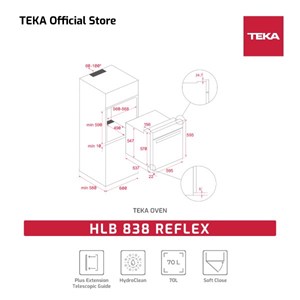 teka hlb 838 reflex built in 60cm multifunction oven with hydroclean-1