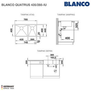 paket bundle: blanco quatrus 435/285-iu paket promo 1-2