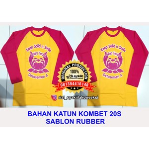 konveksi kaos raglan sablon di bandung