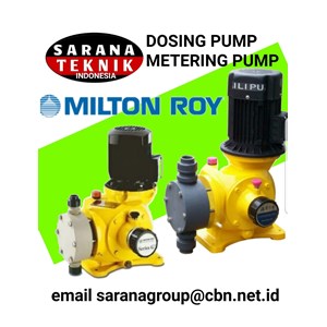 dosing & metering pump milton roy indonesia pt. sarana teknik