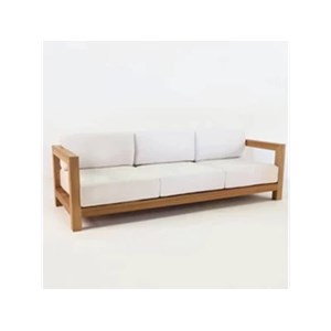 kursi 3 seater sofa modern kayu jati minimalis jepara