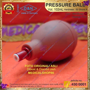 430 0001 pressure bulb red 102ml. d&n-2