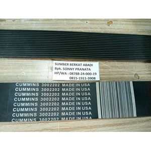 cummins 3002202 v-belt 5412996 3807303 15pk1765 - made in usa / mexico-2