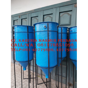 corong penetas telur ikan bahan fiber - bak fiber