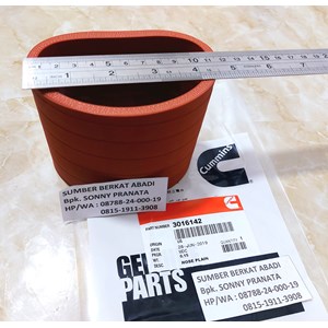 cummins 3016142 hose water inlet connection 3.5 inchi
