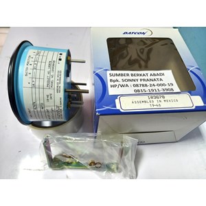 datcon 103678 tachometer 12v 0-3000 rpm alternator with hourmeter 86mm-5