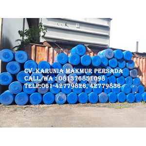 drum plastik fiber 2 ring - 200 liter