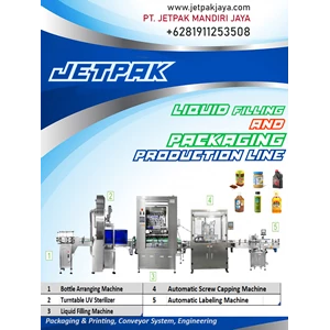 liquid filling and packaging production line machine