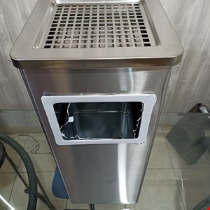 ash tray kotak silver 60 x 25 x 25