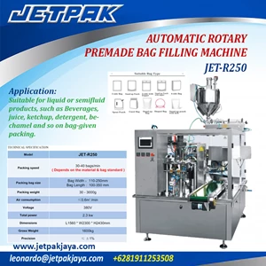 automatic rotary premade bag filling machine
