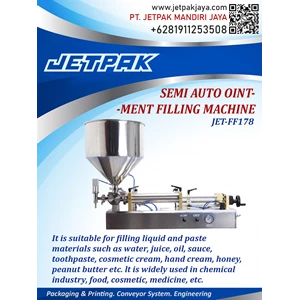 semi auto ointment filling machine jet-ff178