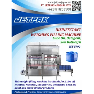 disinfectant weighing filling machine jet-ff92