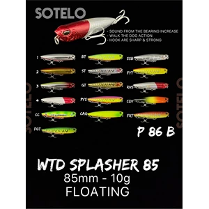 minnow - sotelo wtd splasher 85f p86b