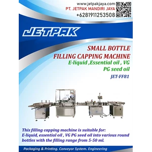 small bottle filling capping machine jet-ff81