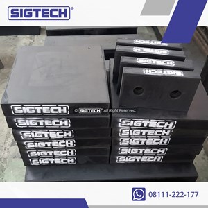 karet bantalan jembatan 320*270*35 mm