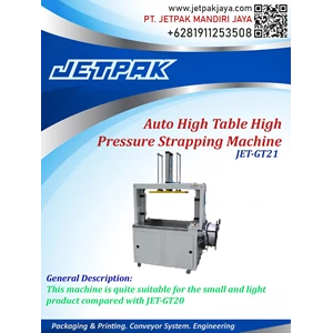 auto high table high pressure strapping machine jet-gt21
