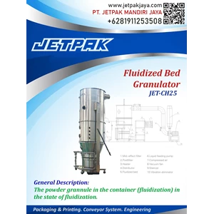 fluidized bed granulator jet-ch25