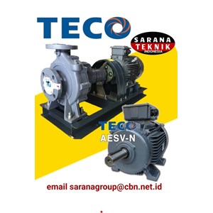 teco aesv - n motor electric distributor sarana teknik