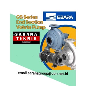 pompa ebara gs series end suction value pump