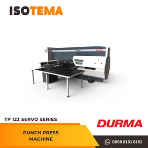 durma punch press machine tp-123 servo series (mesin press)