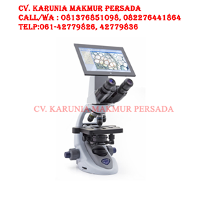 optika b-290tb mikroskop digital with camera & tablet