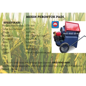 mesin power thresher untuk perontok padi