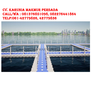 keramba jaring apung 3x3 - kubus apung hdpe - perlengkapan dermaga