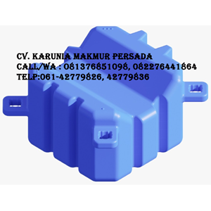 kubus apung hdpe v-float kubus apung v - float - perlengkapan dermaga