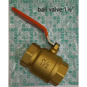 ball valve / stop kran bahan kuningan / brass 2 inch merk unnu