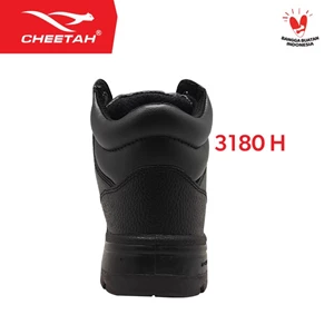 3180 h - cheetah - revolution - safety shoes - hitam - 5-1