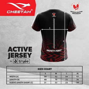 cheetah safety jersey active by trijee (black)-1