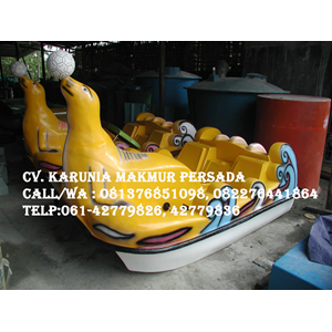 sepeda air fiberglass model anjing laut