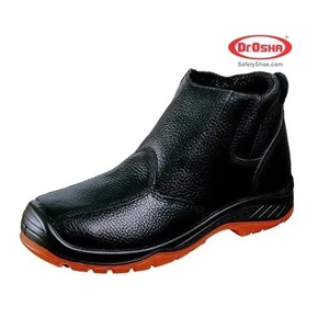 dr.osha safety shoes sepatu = 9225 - rpu - jaguar ankle boot-3