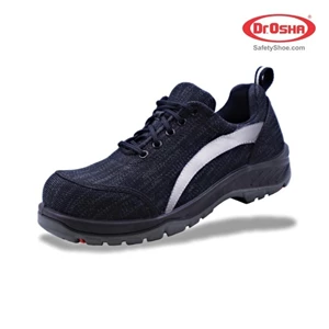dr.osha safety shoes sepatu 3167 s1 maxima lace up dark grey composite-1