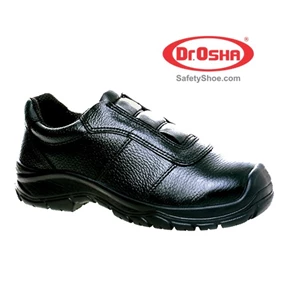 dr.osha safety shoes sepatu - 3155 - pu - stallion slip on