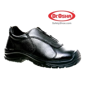 dr.osha safety shoes sepatu - 3125 - pu - cougar zipper