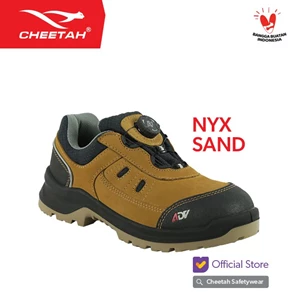 sepatu safety cheetah adv nyx sand