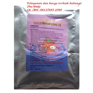 inrofloxs 25 100gr enrofloxacin antibiotik ikan lele dan udang-2