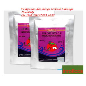 inrofloxs 25 100gr enrofloxacin antibiotik ikan lele dan udang-1