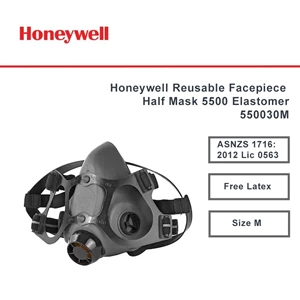 honeywell reusable facepiece half mask 5500 elastomer