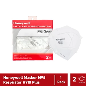 masker n95 honeywell respirator h910 plus - 1 pack [2 masker]-1